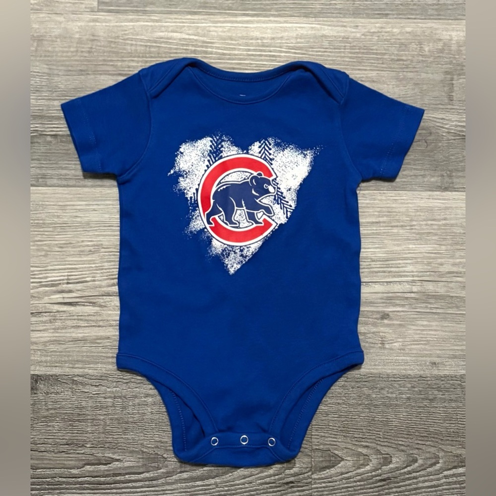 Royal Blue Bodysuit with Little Cubs Logo. Girls/Boys Size 18 months. NWOT